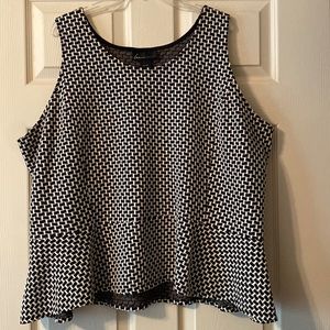 Cute Lane Bryant Sleeveless Peplum Top